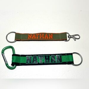2 “NATHAN” keychains